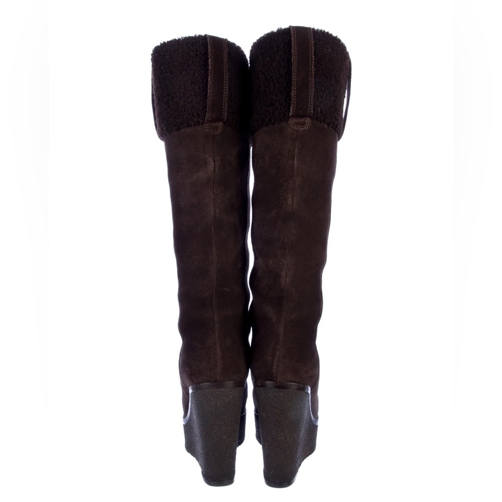Yves Saint Laurent Rive Gauche
Suede Knee-high Boots
Women's Size: 5.5 | IT 35